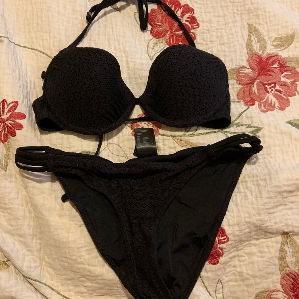 black bikini